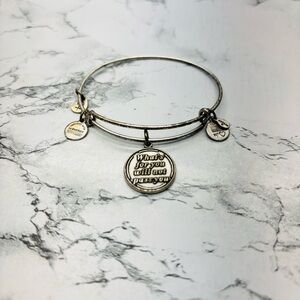 Alex and Ani Silver Charm Bracelet